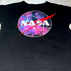 NASA Black T-Shirt .